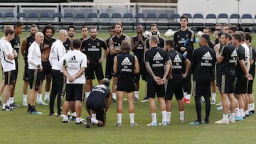Zidane vuelve al trabajo con 28 jugadores... incluido James