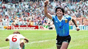 Maradona cumple 58 años: su inolvidable gol a Inglaterra