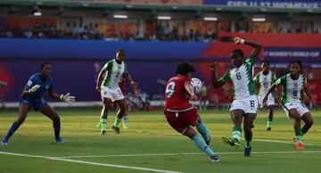 Nigeria y Colombia se enfrentaron por las semifinales del Mundial Femenino Sub 17 de la India en el Estadio Fatorda de Goa.