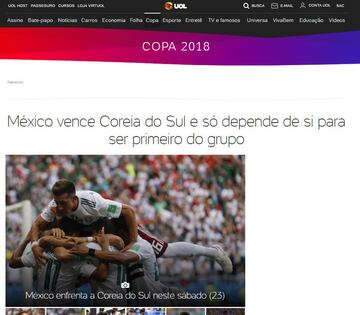 México vence a Corea del Sur y depende de sí mismo para ser primero de grupo