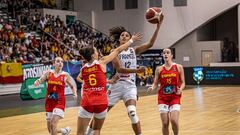 Resumen y resultados del Francia - España: Final Eurobasket Sub-16 femenino 