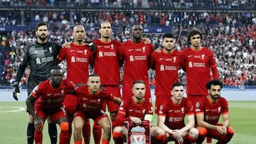 Luis Díaz en un partido de Liverpool en la Champions League.