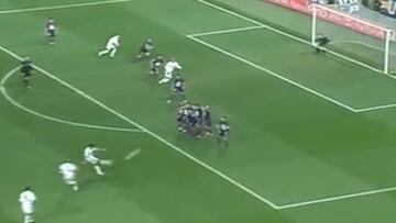 Lo de Figo tirando faltas era un escándalo: suave como la seda