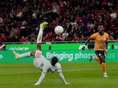 La otra toma del gol de chilena de El Kaabbi que calificó a Marruecos a octavos