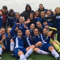 Lección de valores del Espanyol en un derbi de infantiles