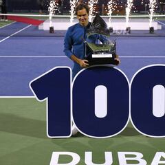 Federer, histórico: 100 títulos