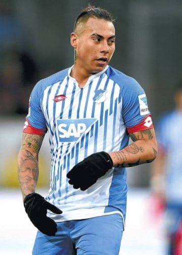 7. Eduardo Vargas no encuentra club y seguramente subirá en la lista en una próxima transferencia. 25.5 millones de euros.