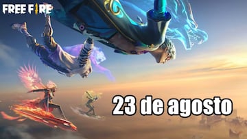 Códigos Free Fire de hoy 23 de agosto de 2021; todas las recompensas gratis