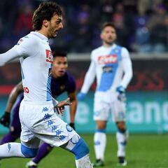 Gabbiadini salva un punto para el Nápoles en el 94'