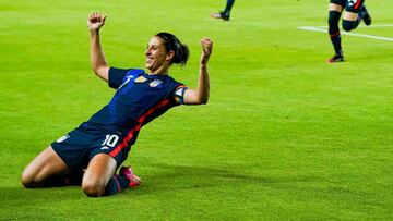 La dorsal n&uacute;mero &rsquo;10&rsquo; de Estados Unidos abri&oacute; el marcador durante el amistoso ante Jamaica, en un tanto que qued&oacute; registrado en los libros de historia de USWNT.