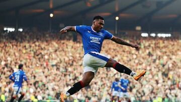 Alfredo Morelos jugador de Rangers de Escocia.