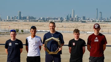 Evenepoel, Del Toro, Milan, Van Eetvelt y Tarling.