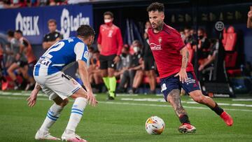Ruben Garcia of CA Osasuna in action during the spanish league, LaLiga, football match played between CA Osasuna v RCD Espanyol at El Sadar Stadium on august 14, 2021 in Pamplona, Navarra, Spain.
AFP7
14/08/2021 ONLY FOR USE IN SPAIN