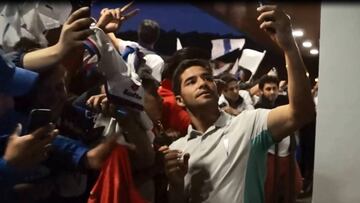 Así recibieron los hinchas de la UC a sus jugadores en el sur