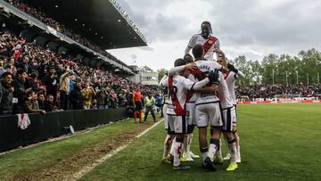 06/04/19 ESTADIO DE VALLECAS PARTIDO DE FUTBOL LALIGA PRIMERA DIVISION JORNADA 31 RAYO VALLECANO - VALENCIA