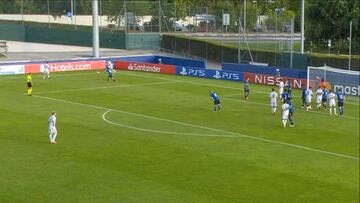 El Madrid marca una preciosidad de gol diseñado en el laboratorio de Raúl y así lo festeja él