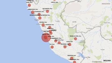 Mapa de casos por coronavirus por departamento en Perú: hoy, 6 de abril
