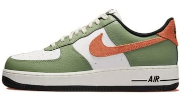 Zapatillas Nike Air Force 1 verdes y marrones para mujer