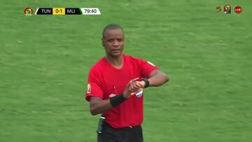 Terminó el partido a los 85' y a los 79' hizo esto: de no creer lo que pasó en la Copa África