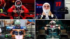 Sainz, P&eacute;rez, Ricciardo y Vettel en los test de F1.