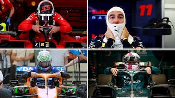 Sainz, Pérez, Ricciardo y Vettel en los test de F1.