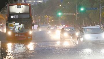 CDMX: Activan alerta amarilla y naranja por fuertes lluvias