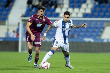 Miguel de la Fuente ante el Valladolid, su ex equipo. 