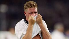 Las lágrimas de Paul Gascoigne, los 'cracks' también lloran