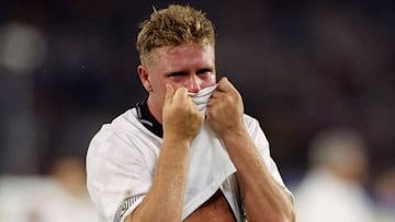 Las lágrimas de Paul Gascoigne, los 'cracks' también lloran