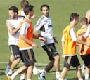 Primer entrenamiento de Altintop con el grupo