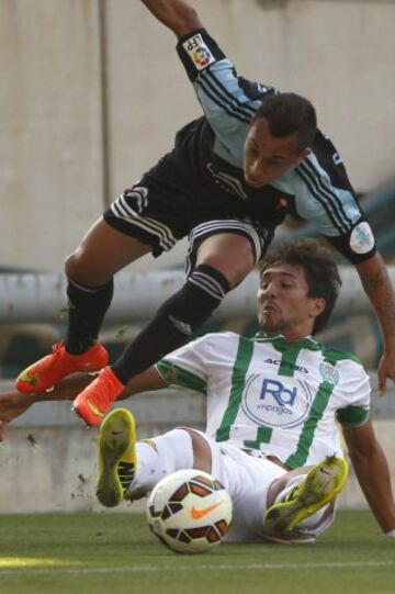 Fabian Ariel Orellana del Celta de Vigo y Ryder Matos del Córdoba