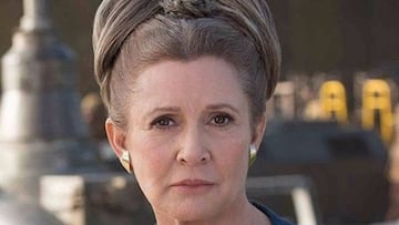 Carrie Fisher como la Princesa Leia en &quot;Star Wars&quot;