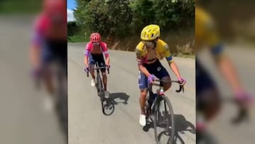 Higuita y Rigo "preparando la candela" antes de ir Europa