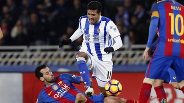 Carlos Vela desquició al Barcelona; Jiménez anotó