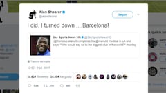 Alan Shearer responde a Lukaku.