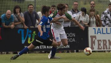 Imagen del partido de pretemporada entre el Alavés y el Logroñés.