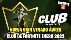 Venado &Aacute;ureo es la skin del Club de Fortnite de enero de 2023: todos los detalles