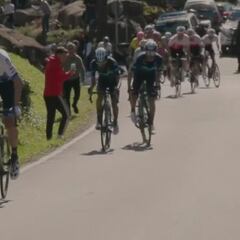 Woods triunfa en las rampas de Ézaro por delante de Valverde