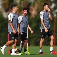 Beckham presume a Messi, Jordi Alba, Busquets y Luis Suárez en Inter Miami