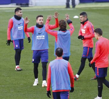 Multitudinario entrenamiento en el Wanda Metropolitano