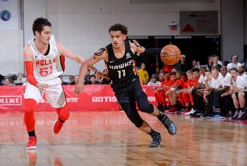 Trae Young durante un encuentro de la Summer League.