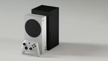 Xbox Series S (delante) y Xbox Series X (detr芍s)