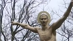 "He's a piece of s**t": fan explains reasons for Zlatan statue toilet-seat halo