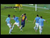 El Barcelona pidió un penalti a Messi por derribo de Demidov
