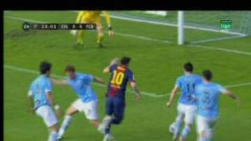 El Barcelona pidió un penalti a Messi por derribo de Demidov