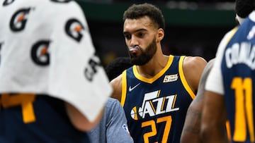 Jazz star Rudy Gobert mocks NBA stars for "acting" in fights