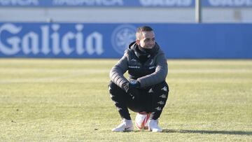 Entrenamiento Deportivo de La Coru&ntilde;a. Borja Jim&eacute;nez