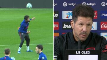 "Nunca fue un gran cabeceador"; la frase del Cholo sobre lo que le espera al 'nuevo' Diego Costa
