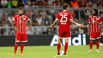 Vidal juega en otro mal partido del Bayern en la pretemporada