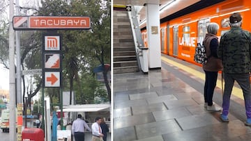 ¡De película! Hombre apuñala a usuarios del metro Tacubaya, línea 7 en CDMX y se avienta a las vías del tren